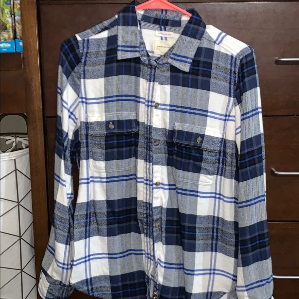 Blue flannel!